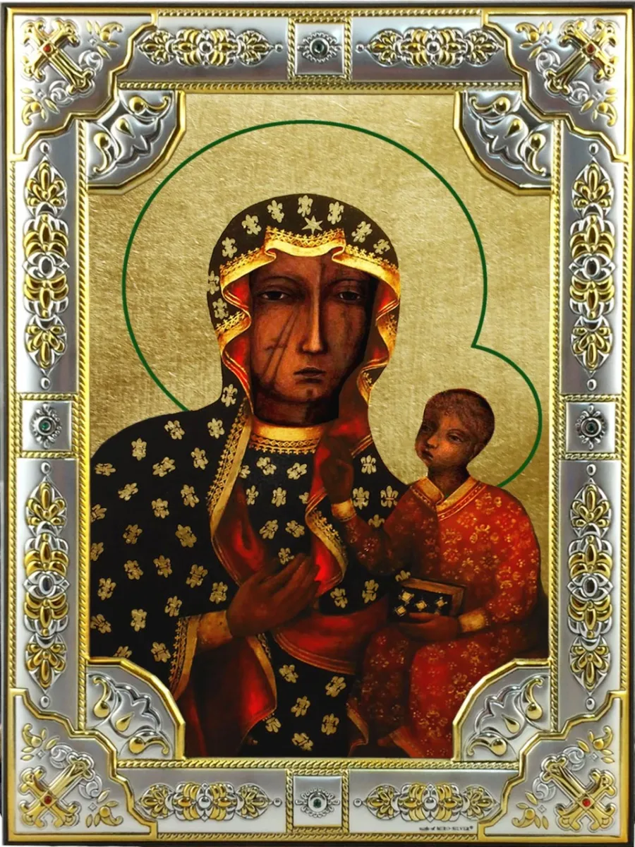 obrazek 1 Elegancka Ikona Matka Boska 15x19 cm