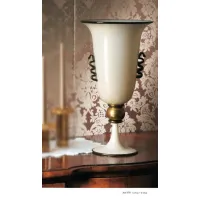 Picture Vase made of white and gold Murano glass - Il Paralume Marina