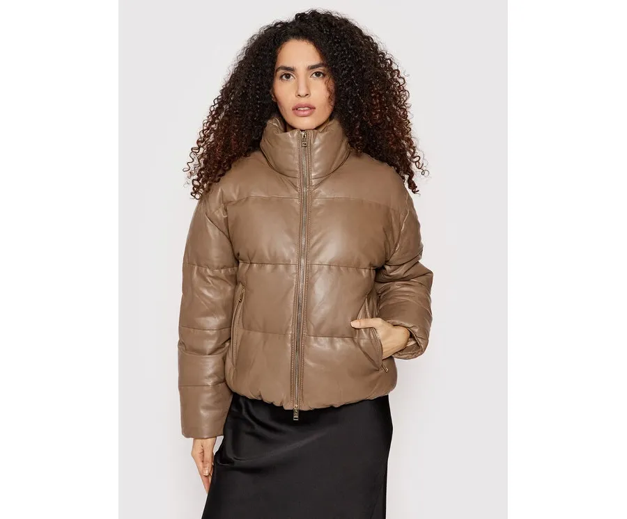 obrazek 1 LaMarque Kurtka puchowa Iris Brązowy Regular Fit