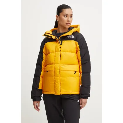 Zdjęcie The North Face kurtka puchowa HMLYN Down Parka damska kolor żółty zimowa NF0A4R2W56P1