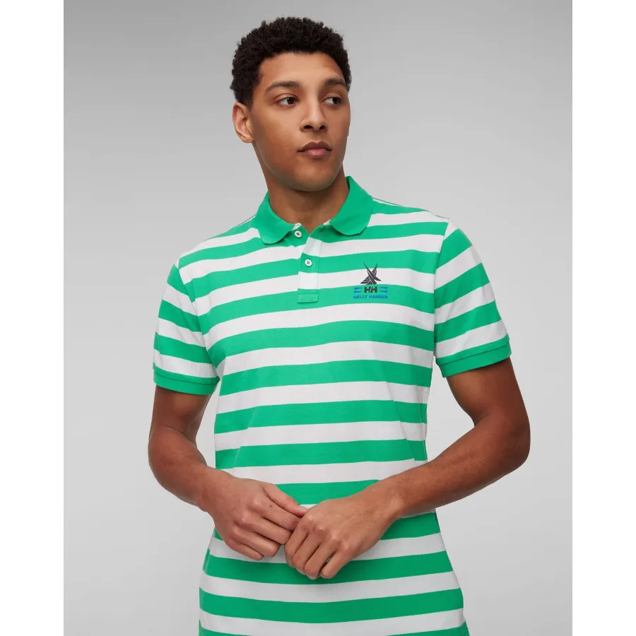 obrazek 1 Biało-niebieskie Polo Męskie Helly Hansen Koster Polo