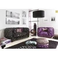 Picture Unique Italian living room furniture - sofa, pouffe, armchair