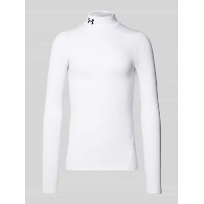 Zdjęcie Bluzka z długim rękawem, stójką i wyhaftowanym logo