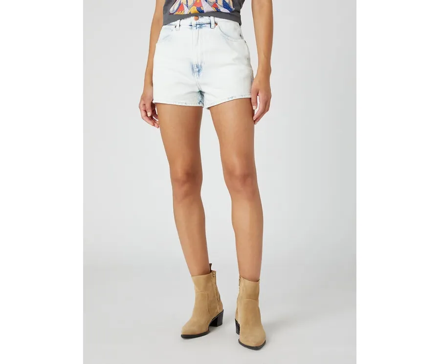obrazek 1 Wrangler Szorty jeansowe Festival W25J1629Z 112332307 Niebieski Regular Fit