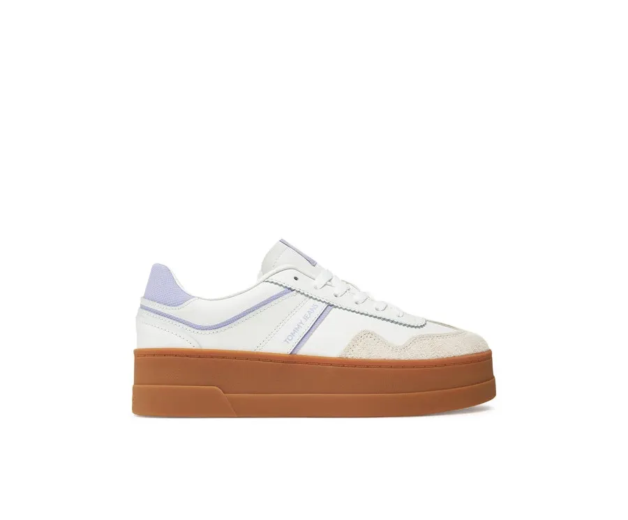 obrazek 1 Tommy Jeans Sneakersy The Greenwich Flatform EN0EN02807 Écru