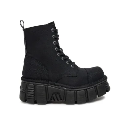 Zdjęcie NEW ROCK Glany M-MILI083C-RC7 Czarny