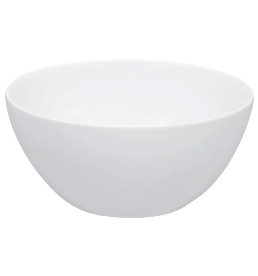 obrazek 1 Miska na sałatki z porcelany Spirit White z kolekcji z delikatnym reliefowym zdobieniem - Vista Alegre