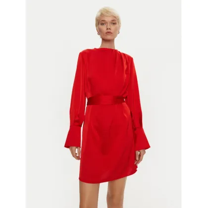 Zdjęcie Lola Casademunt by Maite Sukienka koktajlowa MF2416003 Czerwony Regular Fit