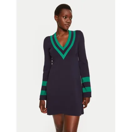 Zdjęcie STAUD Sukienka dzianinowa Sunshine R24P2244VN Granatowy Regular Fit