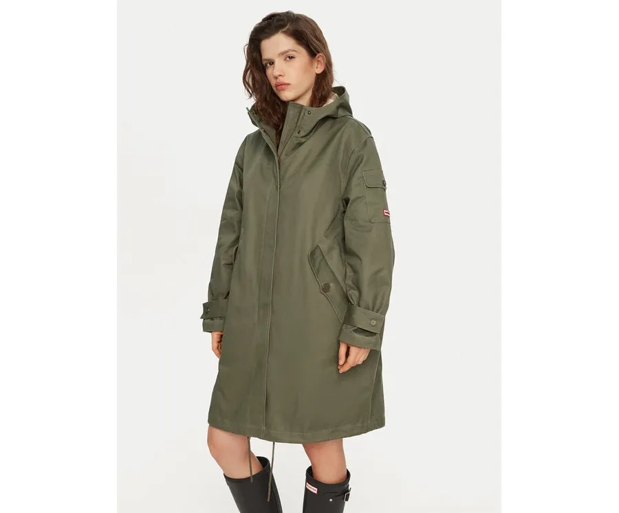 obrazek 1 Hunter Parka Hanley HARW0015242 Zielony Regular Fit