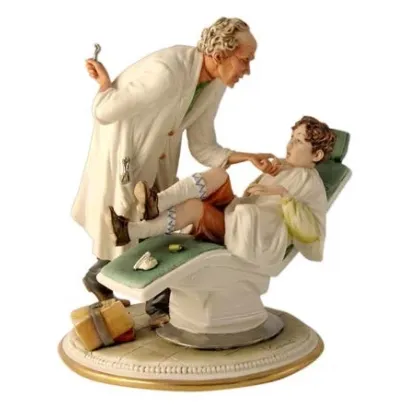 Zdjęcie Porcelanowa figurka dentysty