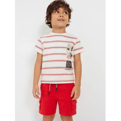 Zdjęcie Mayoral Szorty materiałowe 3222 Czerwony Regular Fit