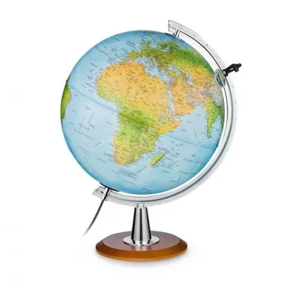 Zdjęcie Piękny podświetlany globus Atlantis, kula 40 cm
