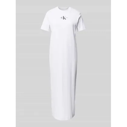 Zdjęcie Calvin Klein Jeans Sukienka codzienna Monologo J20J225543 Biały Regular Fit