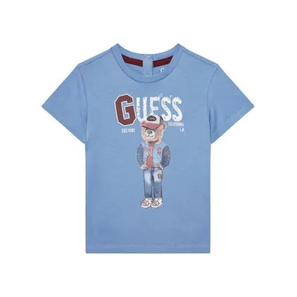 Zdjęcie Guess T-Shirt N5YI22 K8HM4 Niebieski Regular Fit