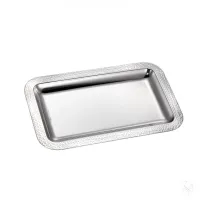 Zdjęcie Oryginalna stylowa srebrna taca na listy - Zaramella Argenti