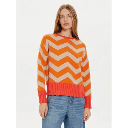 Zdjęcie Frieda & Freddies Sweter 3307 Pomarańczowy Regular Fit