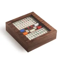 Zdjęcie Mahjong w pudełku z orzecha - Agresti