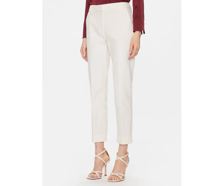 obrazek 1 Weekend Max Mara Spodnie materiałowe Vite 2415131031 Beżowy Regular Fit