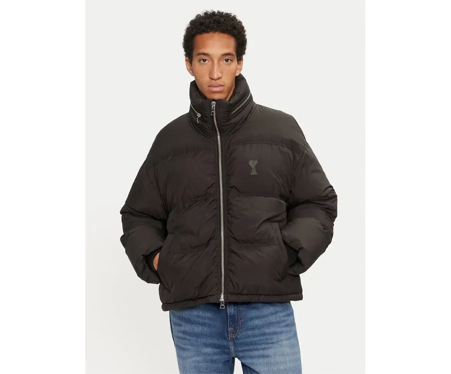 obrazek 1 AMI PARIS Kurtka zimowa HJK403.PA0009 Czarny Regular Fit