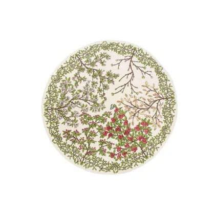 Picture Carpet with a plant motif - TRANSIENCE