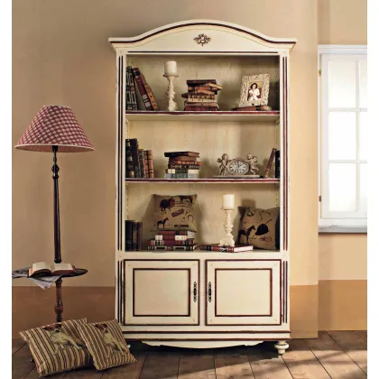 Zdjęcie Prowansalski wykonany z drewna regał - Interiors Italia