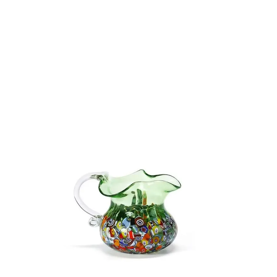 obrazek 1 Mały kolorowy dzbanek ze szkła murano (10 cm)