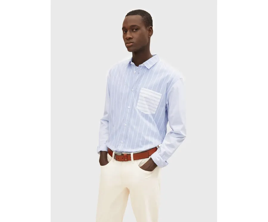 obrazek 1 Tom Tailor Denim Koszula 1032372 Błękitny Relaxed Fit