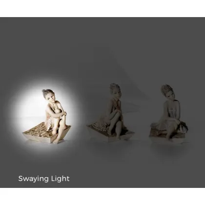 Zdjęcie Kobieta w eleganckiej sukni wykonana ręcznie z porcelany - Sibania