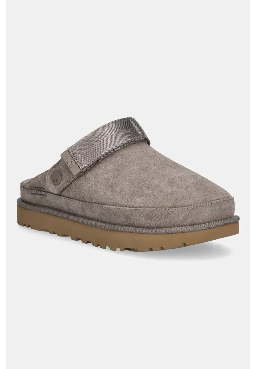 obrazek 1 UGG klapki zamszowe Goldenstar Clog damskie kolor brązowy 1138252.SKP