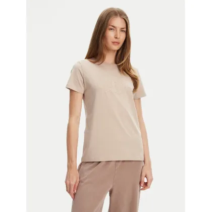 Zdjęcie Guess T-Shirt V5YI13 J1314 Beżowy Regular Fit