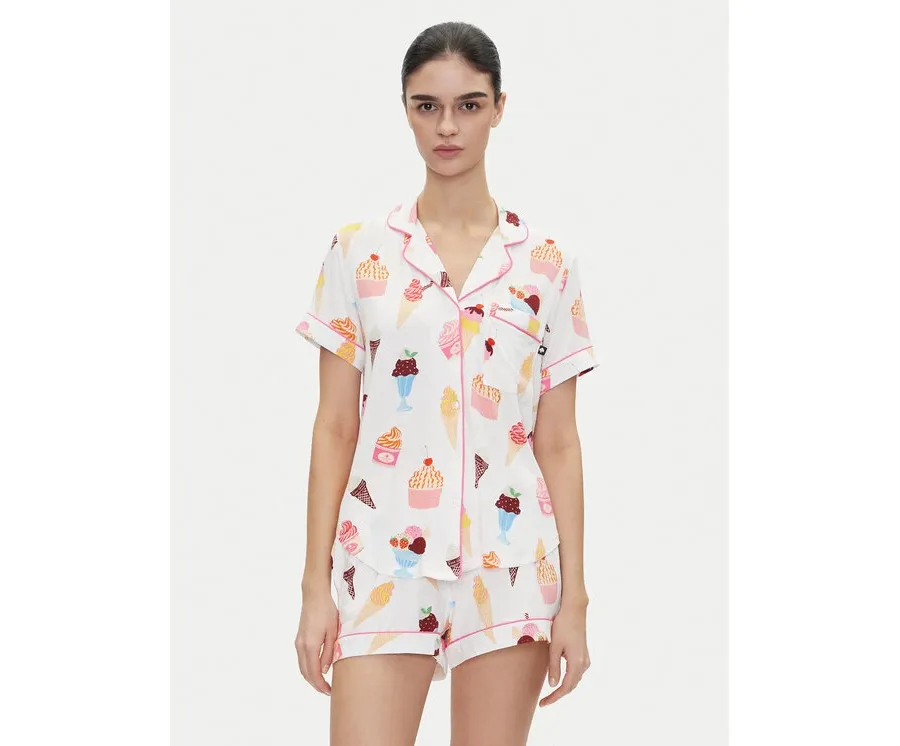 obrazek 1 Kate Spade Piżama KSI12746 Biały Regular Fit