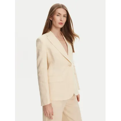 Zdjęcie Weekend Max Mara Marynarka Nalut 2515041012 Écru Regular Fit