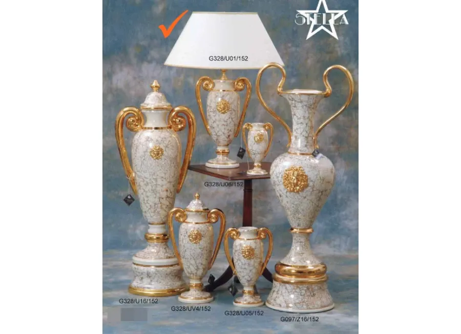 obrazek 1 Duża elegancka lampa na stół