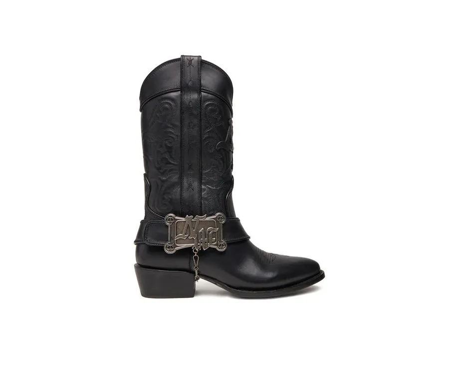 obrazek 1 Naked Wolfe Kowbojki THE OUTLAW BOOT Czarny