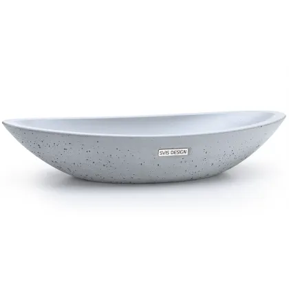 Zdjęcie Prestiżowa umywalka 60 cm ORION BASIC – jasnoszary, bez dekoru, bez lakieru