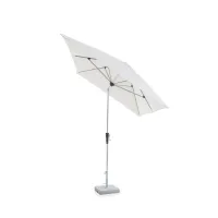 Picture Rectangular white Lipari umbrella 300×200 cm