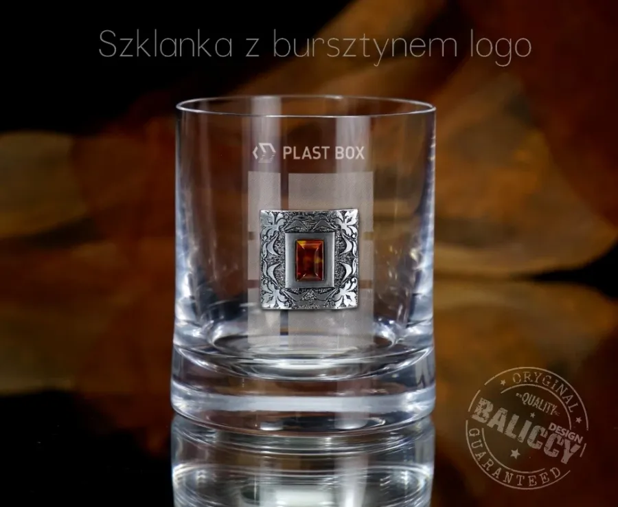 obrazek 4 Karafka i szklanki do whisky z bursztynem Legend
