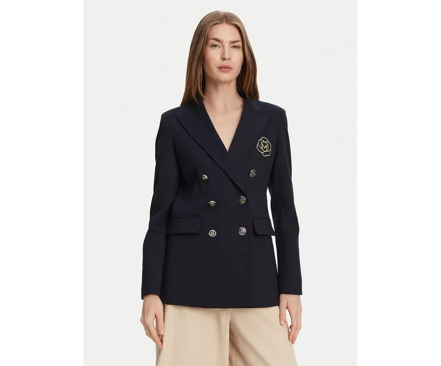 obrazek 1 Marella Marynarka Baiocco 2513911024 Granatowy Slim Fit