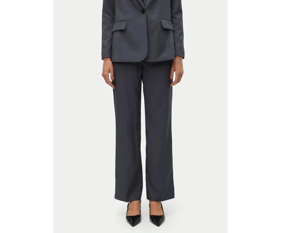 obrazek 1 Vero Moda Spodnie materiałowe Rita 10301554 Szary Wide Leg