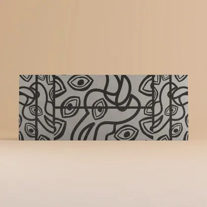 Zdjęcie Ekskluzywny duży zagłówek w stylu art deco
