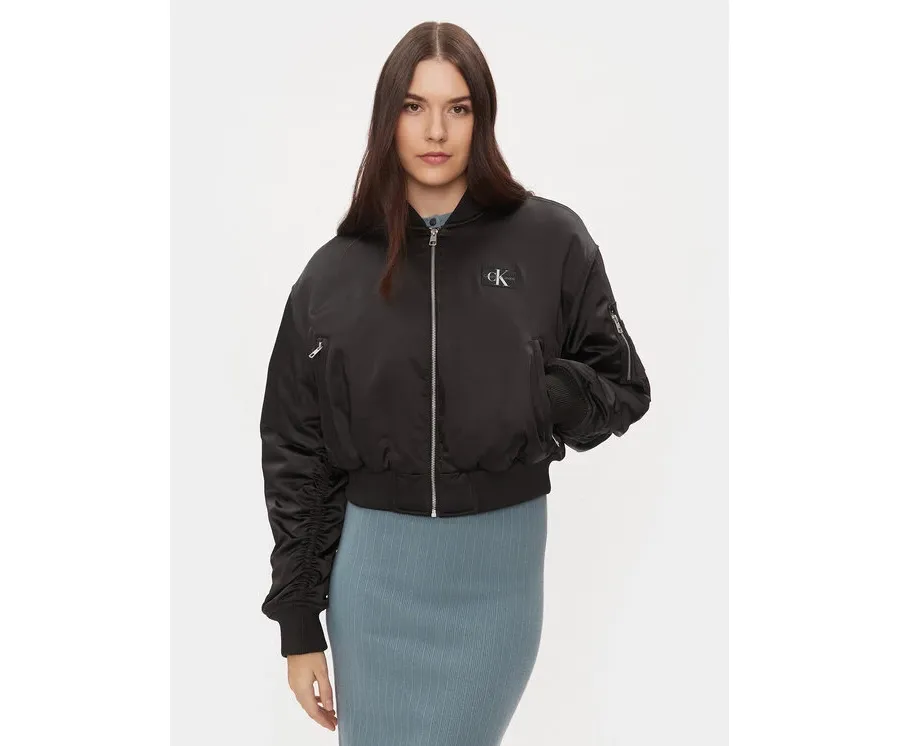 obrazek 1 Calvin Klein Jeans Kurtka bomber J20J222591 Czarny Regular Fit
