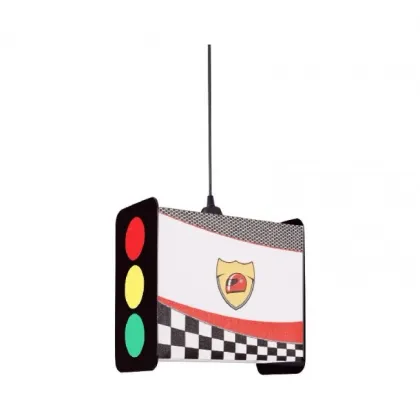 Zdjęcie Wyjątkowa lampa wisząca imitująca światła na drodze do pokoju miłośnika aut - Cilek