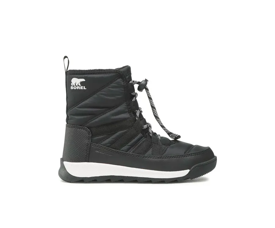 obrazek 1 Sorel Śniegowce Youth Whitney II Short Lace Up NC3903-010 Czarny