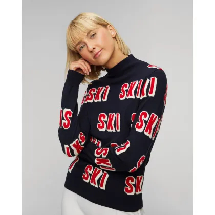 Zdjęcie Sweter Z Wełny Merynosa Damski Perfect Moment 3d Ski