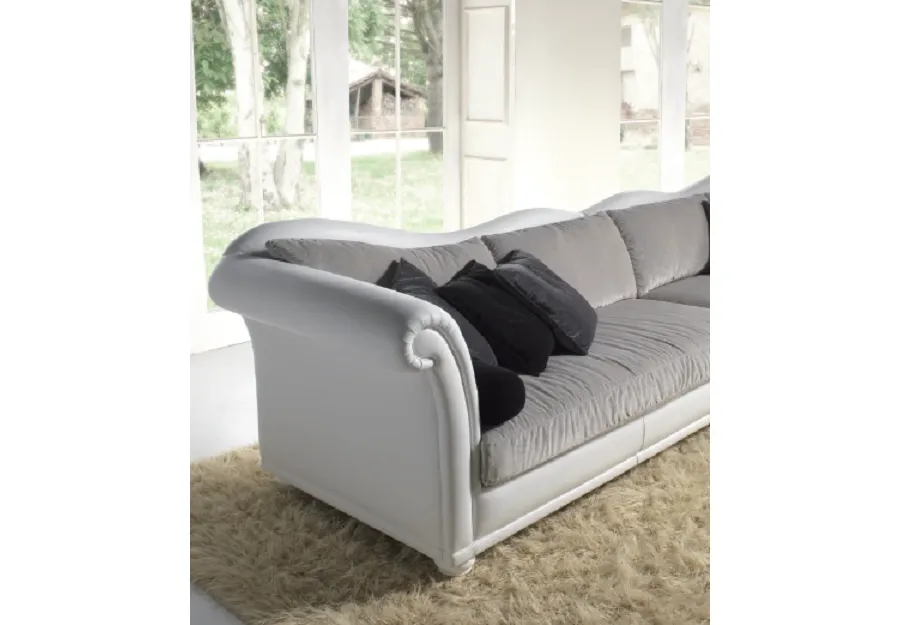 obrazek 2 Skórzana, dwuosobowa sofa chesterfield do stylowego salonu