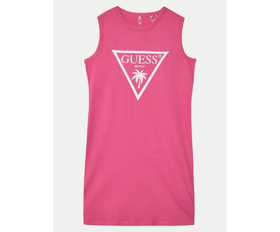 obrazek 1 Guess Sukienka codzienna J4GK35JA914 Różowy Regular Fit