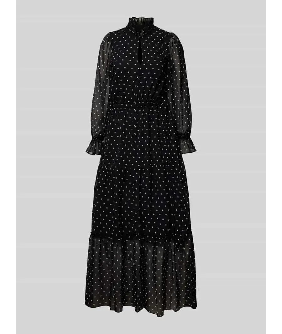 obrazek 1 Długa sukienka ze stójką