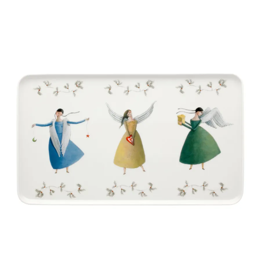 picture 2 Medium porcelain plate with angels - Vista Alegre