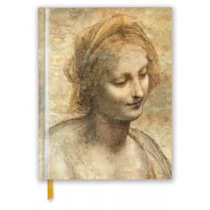 Zdjęcie Elegancki szkicownik (Leonardo da Vinci: Szczegół Głowy Dziewicy) - Flame Tree Publishing